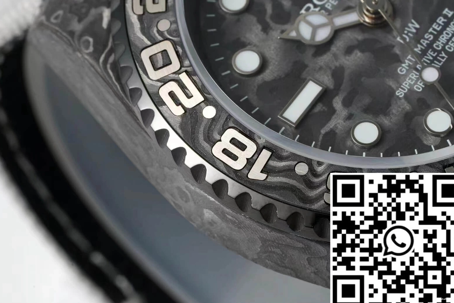 Strap Fabric Rolex GMT-MASTER Fiber II Carbon Dial Diw 0302
